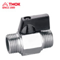 good use Male*Female thread chrom plated High quality brass mini ball valve